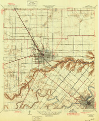 Harlingen 1932 topographic map thumbnail