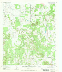 Harpersville 1967 topographic map thumbnail