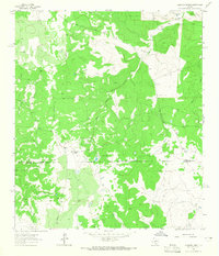 Harrison Ranch 1963 topographic map thumbnail