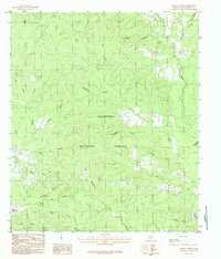 Harvey Creek 1984 topographic map thumbnail
