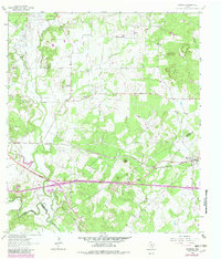 Harwood 1964 topographic map thumbnail