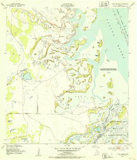 Hawk Island 1952 topographic map thumbnail