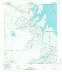 Hawk Island 1952 topographic map thumbnail