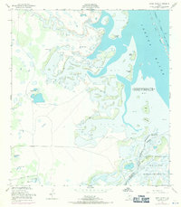 Hawk Island 1952 topographic map thumbnail