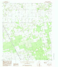 Hawley NE 1984 topographic map thumbnail