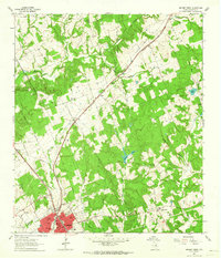 Hearne North 1961 topographic map thumbnail