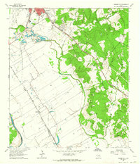 Hearne South 1961 topographic map thumbnail