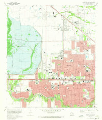 Hedwig Village 1970 topographic map thumbnail