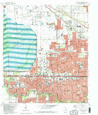 Hedwig Village 1982 topographic map thumbnail