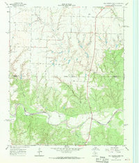 Hell Roaring Creek 1967 topographic map thumbnail