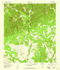 Helotes 1953 topographic map thumbnail