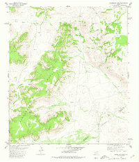 Henderson Mesa 1980 topographic map thumbnail
