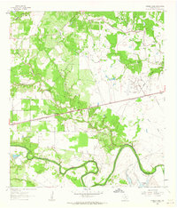 Hensley Lake 1962 topographic map preview