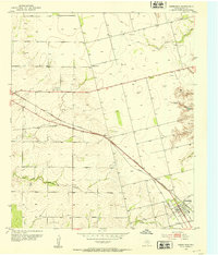 Hermleigh 1952 topographic map thumbnail