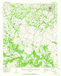 Hico 1956 topographic map preview