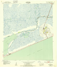 High Island 1943 topographic map thumbnail