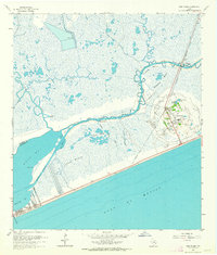 High Island 1962 topographic map thumbnail
