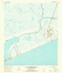 High Island 1962 topographic map thumbnail