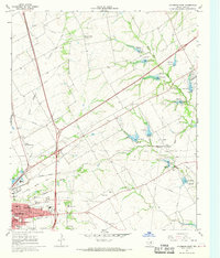 Hillsboro East 1966 topographic map thumbnail