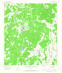 Hilltop Lakes 1964 topographic map thumbnail