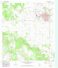 Hondo 1970 topographic map thumbnail