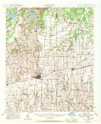 Honey Grove 1947 topographic map thumbnail