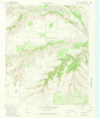 Hornica Creek 1967 topographic map thumbnail