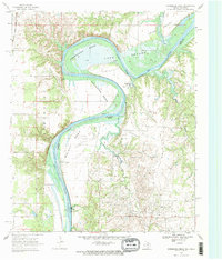 Horseshoe Bend 1968 topographic map thumbnail
