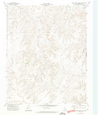 Horse Creek South 1972 topographic map thumbnail