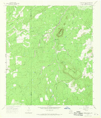 Horse Mountain 1967 topographic map thumbnail