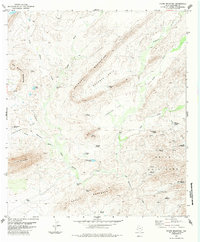 Horse Mountain 1983 topographic map thumbnail