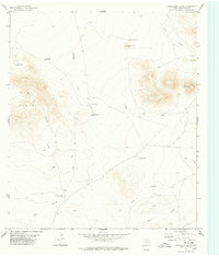 Horseshoe Butte 1978 topographic map thumbnail