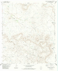Horseshoe Mountains 1983 topographic map thumbnail