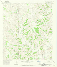 Hospital Ranch 1967 topographic map thumbnail