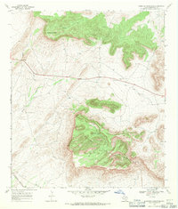 Housetop Mountains 1968 topographic map thumbnail