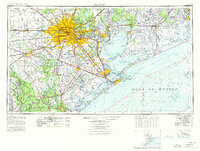 Houston 1975 topographic map thumbnail