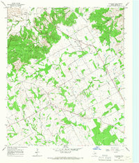 Huckabay 1965 topographic map thumbnail
