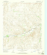 Hudgens Ranch 1962 topographic map thumbnail