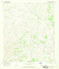 Hudspeth Draw 1967 topographic map thumbnail