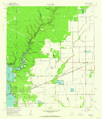 Huffman 1960 topographic map thumbnail