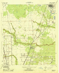 Humble 1946 topographic map thumbnail