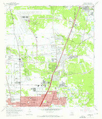 Humble 1967 topographic map preview