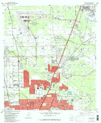 Humble 1982 topographic map thumbnail