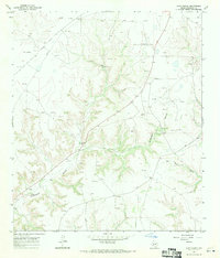 Hunt Ranch 1967 topographic map thumbnail