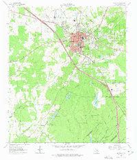 Huntsville 1963 topographic map thumbnail