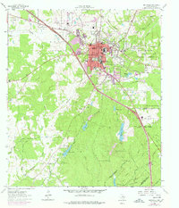 Huntsville 1963 topographic map thumbnail