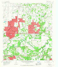 Hurst 1959 topographic map thumbnail