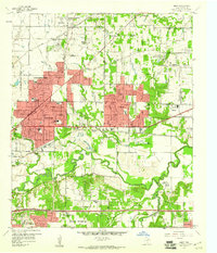 Hurst 1959 topographic map preview