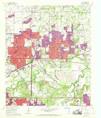 Hurst 1959 topographic map preview