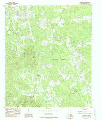 Hurstown 1984 topographic map preview